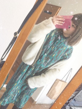 「used mix」｜「アイテム（ブルゾン）」を使った、ｒさん（レディース・160cm）の冬コーディネート