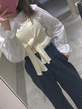 「新作」｜「アイテム（その他トップス）」を使った、ｒさん（レディース・160cm）の冬コーディネート