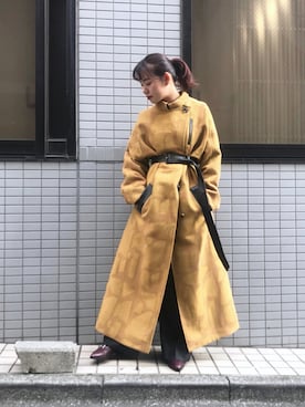 「mame（マメ）のアイテム（ジャケット/アウター）」を使った、Ⓜ︎ａｙｕさん（レディース・166cm）の秋コーディネート