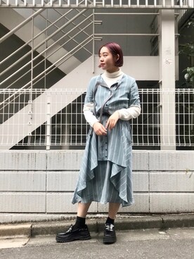 「AKANE UTSUNOMIYA」｜Ⓜ︎ａｙｕさん（レディース・166cm）の冬コーディネート