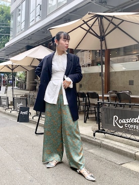 「TOGA PULLA（トーガ　プルラ）のアイテム（ジャケット/アウター）」を使った、Ⓜ︎ａｙｕさん（レディース・165cm）の夏コーディネート