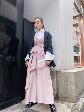 「mame（マメ）のアイテム（パンツ）」を使った、Ⓜ︎ａｙｕさん（レディース・166cm）の秋コーディネート