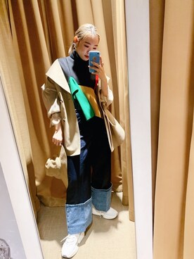 「AKIRANAKA（アキラナカ）のアイテム（ジャケット/アウター）」を使った、Ⓜ︎ａｙｕさん（レディース・166cm）の冬コーディネート