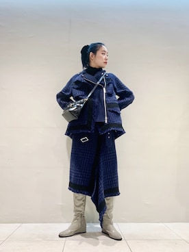 Ⓜ︎ａｙｕさんの（Sacai | サカイ）を使ったコーディネート