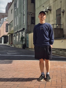 「Gosha Rubchinskiy（ゴーシャラブチンスキー）のアイテム（帽子）」を使った、初珠さん（メンズ・167cm）の秋コーディネート
