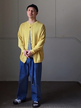 The Sakaki ザサカキ Knit Shirtsを使った人気ファッションコーディネート Wear
