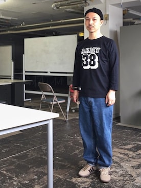 「ナンバリングT」｜初珠さん（メンズ・167cm）の夏コーディネート