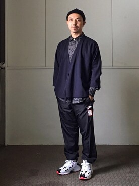 Muji Labo ムジラボ のカーディガン ボレロ ブルー系 を使った人気ファッションコーディネート Wear