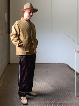「SASQUATCHfabrix.（サスクワァッチファブリックス）のアイテム」を使った、初珠さん（メンズ・167cm）の冬コーディネート