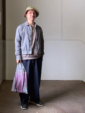 「YSTRDY's TMRRW（イエスタデイズトゥモロー）のアイテム（シャツ/ブラウス）」を使った、初珠さん（メンズ・167cm）の冬コーディネート