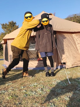 「やっぱりストリートが好き」｜「アイテム（その他アウター）」を使った、ゆずさん（レディース・154cm）の秋コーディネート