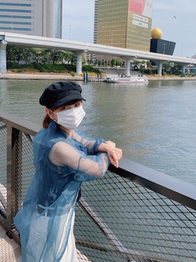 「BONbazaar（ボンバザール）のアイテム」を使った、Tsubasaさん（レディース・156cm）の夏コーディネート