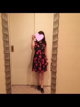 「TRIP」｜「アイテム（ワンピース/ドレス）」を使った、kaoririさん（レディース・154cm）の夏コーディネート