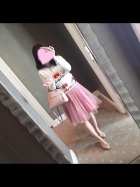 「TRIP」｜「アイテム（その他シューズ）」を使った、kaoririさん（レディース・154cm）の夏コーディネート
