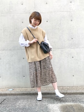 manaさん（レディース・165cm）の春コーディネート