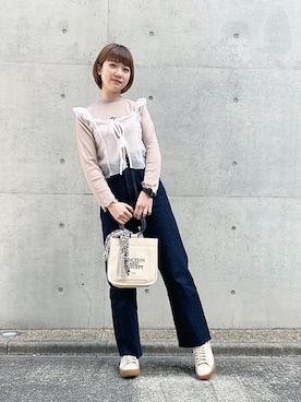 「WEGO（ウィゴー）のアイテム（キャミソール）」を使った、manaさん（レディース・165cm）の春コーディネート