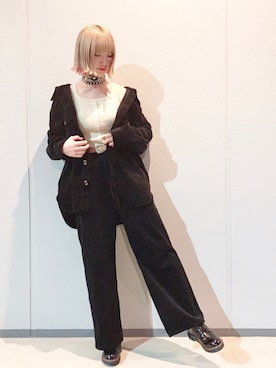 「WEGO（ウィゴー）のアイテム（ブルゾン）」を使った、manaさん（レディース・165cm）の秋コーディネート