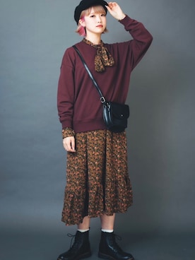 manaさん（レディース・165cm）の秋コーディネート