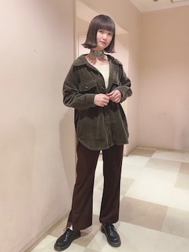 「WEGO（ウィゴー）のアイテム（ブルゾン）」を使った、manaさん（レディース・165cm）の秋コーディネート