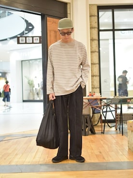 「EKAL（エカル）のアイテム（その他）」を使った、ryosuke1892さん（メンズ・178cm）の夏コーディネート