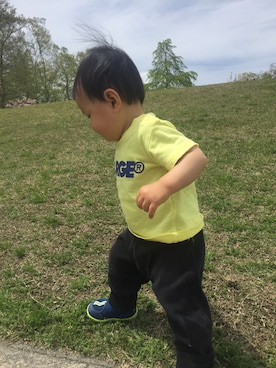 takkun˃̵˂̵さん（キッズ・80cm）の夏コーディネート