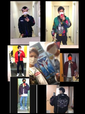 「vetements」｜「アイテム（ブルゾン）」を使った、mikuyaさん（メンズ・170cm）の冬コーディネート