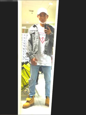 「Pepe（ペペ）のアイテム」を使った、mikuyaさん（メンズ・170cm）の春コーディネート