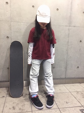 「ELEMENT（エレメント）のアイテム（シューズ）」を使った、oorinonooさん（キッズ・123cm）の春コーディネート