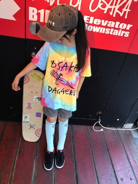 「ELEMENT（エレメント）のアイテム（シューズ）」を使った、oorinonooさん（キッズ・128cm）の夏コーディネート