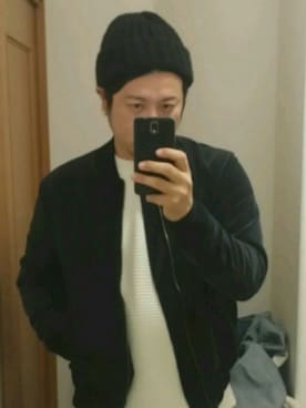 「Ron Herman（ロン ハーマン）のアイテム（ブルゾン）」を使った、taka1010🌈さん（メンズ・182cm）の冬コーディネート
