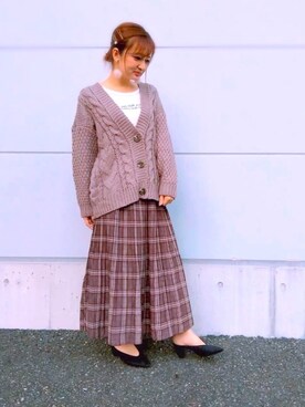 ひんみさん（レディース・154cm）の秋コーディネート