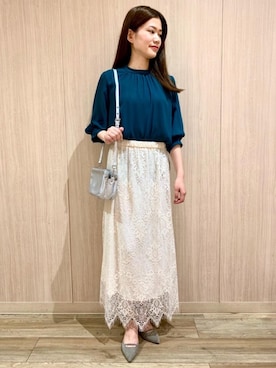 「LAURA DI MAGGIO（ローラディマッジオ）のアイテム」を使った、tsuchida11012さん（レディース・162cm）の夏コーディネート