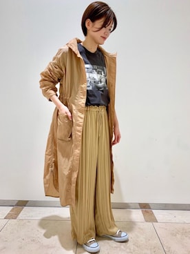 「green label relaxing（グリーンレーベルリラクシング）のアイテム（その他アウター）」を使った、tsuchida11012さん（レディース・162cm）の春コーディネート