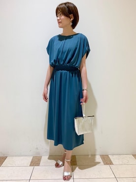 「LAURA DI MAGGIO（ローラディマッジオ）のアイテム」を使った、tsuchida11012さん（レディース・162cm）の夏コーディネート