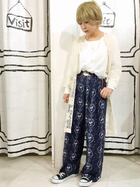 長尾ちゃんさん（レディース・156cm）の春コーディネート