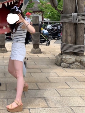 「USJコーデ」｜NIMOさん（レディース・156cm）の夏コーディネート