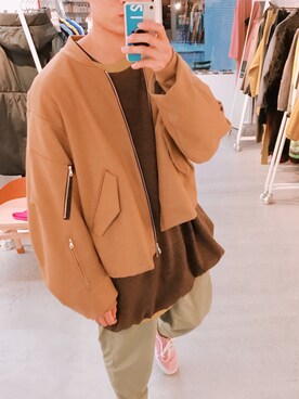 「URU（ウル）のアイテム（その他アウター）」を使った、POST 主義 STYLINGさん（メンズ・176cm）の秋コーディネート