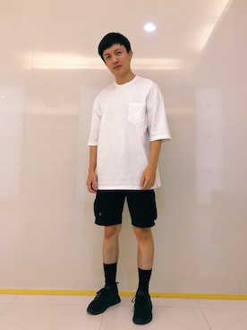 「repos（ルポ）のアイテム（トップス）」を使った、光さん（メンズ・175cm）の秋コーディネート