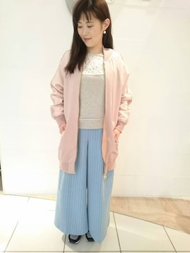 「金沢フォーラス」｜Q金沢フォーラス店さん（レディース・161cm）の冬コーディネート