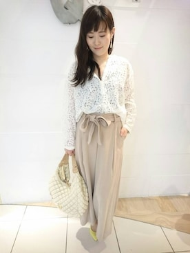 「金沢フォーラス」｜Q金沢フォーラス店さん（レディース・161cm）の冬コーディネート