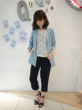 「金沢フォーラス」｜Q金沢フォーラス店さん（レディース・161cm）の春コーディネート