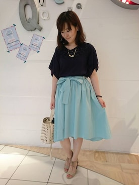 「金沢フォーラス」｜Q金沢フォーラス店さん（レディース・161cm）の春コーディネート