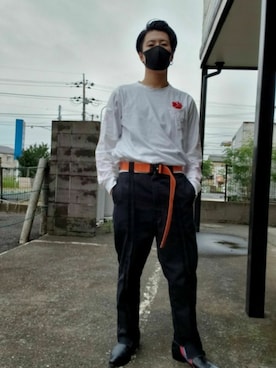 「ADANS（アダンス）のアイテム」を使った、kouさん（メンズ・167cm）の夏コーディネート