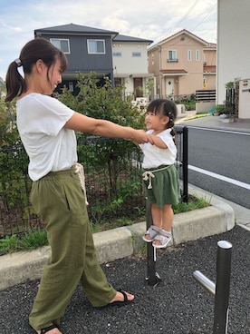 「titivate（ティティベイト）のアイテム」を使った、yuaha♡ ˎˊ˗さん（キッズ・90cm）の春コーディネート