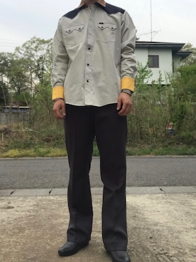 「TOGA PULLA（トーガ　プルラ）のアイテム（アクセサリー）」を使った、アクエリHOTさん（メンズ・173cm）の春コーディネート