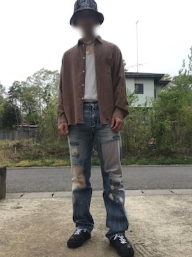 「オールドステューシー」｜アクエリHOTさん（メンズ・173cm）の春コーディネート