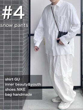 オヒデさん(メンズ・178cm)の春コーディネート