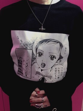 Tシャツ カットソーを使った 矢沢あい の人気ファッションコーディネート Wear