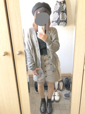 「WC（ダブル シー）のアイテム（ハンチング/ベレー帽）」を使った、...raw...さん（レディース・151cm）の夏コーディネート