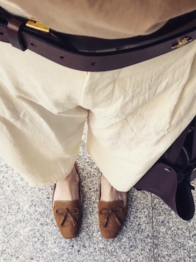 「working style」｜「アイテム（スリッポン）」を使った、sa_choiさん（レディース・163cm）の夏コーディネート
